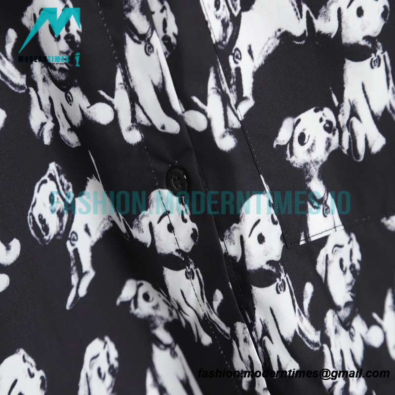 Celine - 22ss Ski Limited Puppy Shirt Short Sleeve